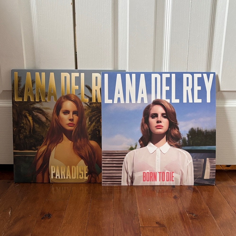 2 Lana Del Rey vinyl album paradise and born to die